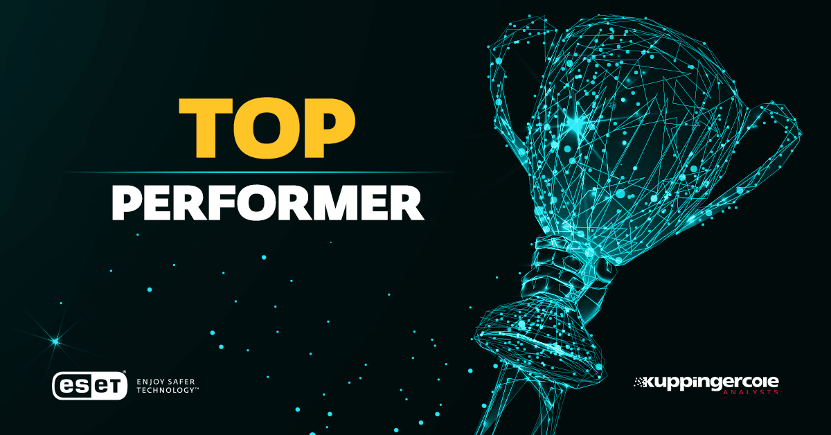 Нагорода за унікальні технології. Передові функції ESET відзначені найвищою нагородою.